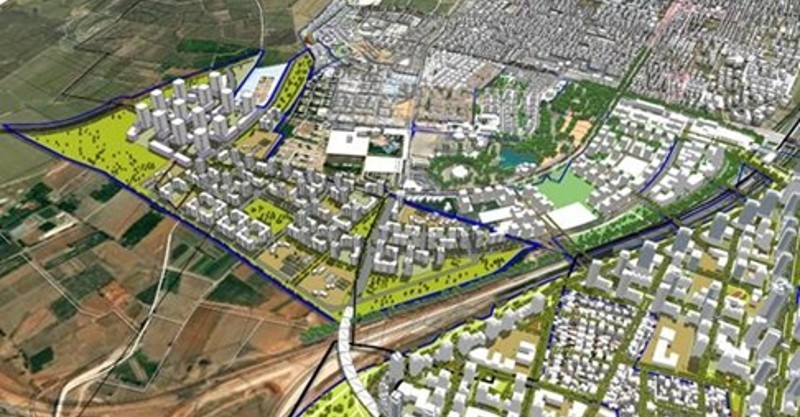 הדמיית הרובע החדש (פרחי צפריר)